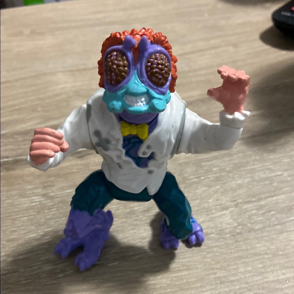 Vintage 1989 Baxter Stockman Fly Teenage Mutant Ninja Turtles Action Figure TMNT